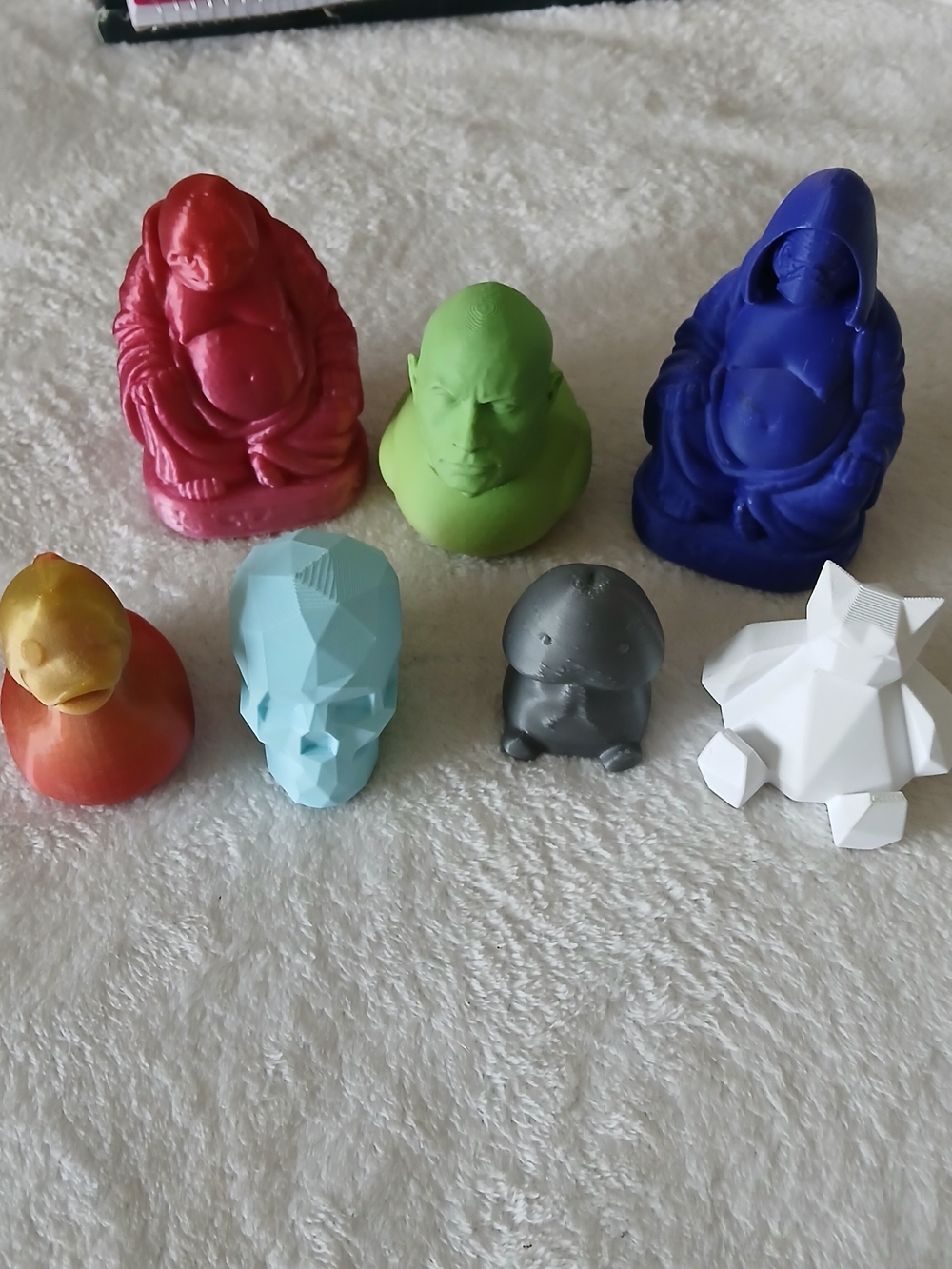 3D Printed Figures - Duck, Skull, 🐔, Dwayne The Rock Johnson...[YOU CHOOSE]